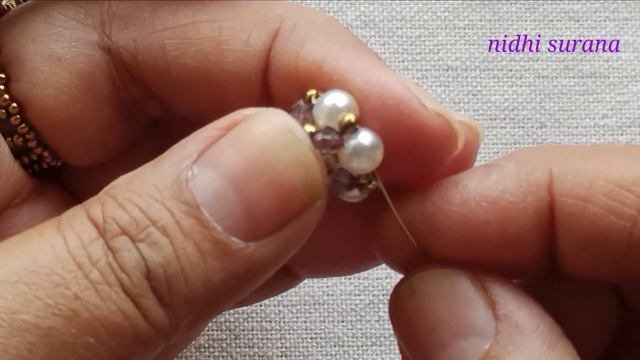 ⚜️ Dangling Pearls/ Beaded Earrings/ Pearl Jewelry/ Aretes Tutorial Diy