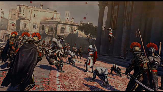 Assassins creed brotherhood залы нерона флаги и сундуки