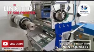 LINX TT 500 - Thermal Transfer over printers coding on Flexible pouches