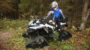 Всесезонные гусеницы для квадроцикла. (Установка, тест)