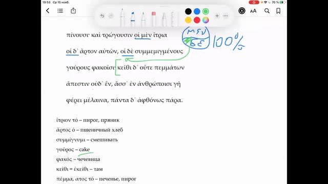 Solon fr. 38 ("Пьют, жуют...") смотреть онлайн