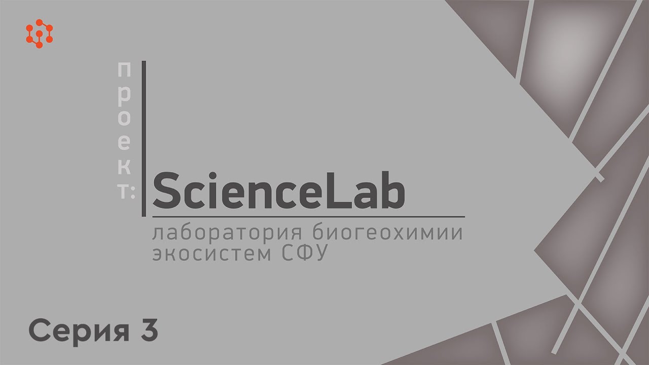 Проект ScienceLab лаборатория биогеохимии экосистем СФУ (серия 3)