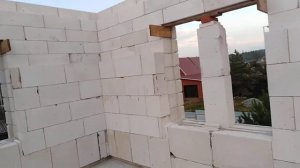#дешевый фасад дома#снятая фаска#достроил 2 этаж дома из газоблока.