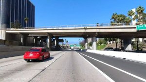 [4K] LA Driving: I-110 Harbor Freeway (North) - San Pedro to Pasadena in Los Angeles, CA