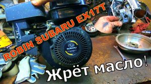 ДВИГАТЕЛЬ ROBIN SUBARU EX17T ДЫМИТ