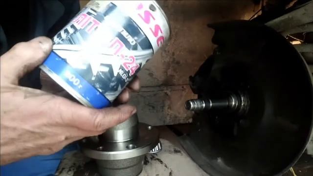 #заменаступицы.  Замена ступицы переднего колеса ВАЗ  2107.