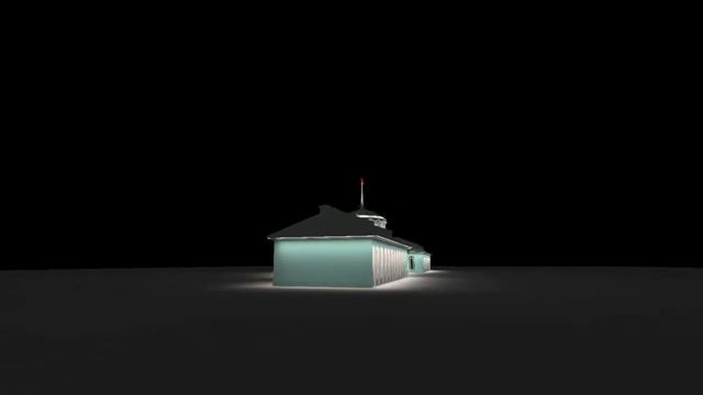 Архитектурное освещение. ЖД вокзал г. Мурманск. Проект смотреть онлайн