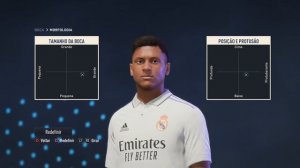 Rodrygo goes Pro Clubs FIFA23 lookalike game face