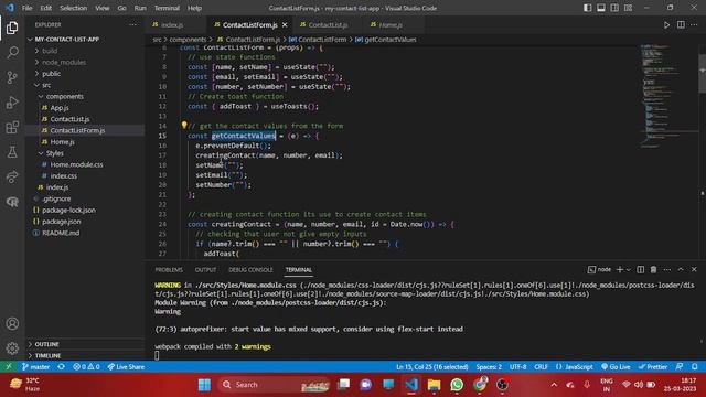 Contact List App Using React смотреть онлайн