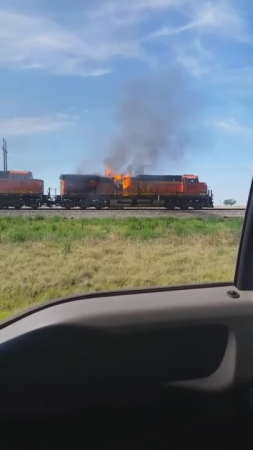 Поезд в огне