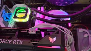 ASUS TUF Gaming GeForce RTX 4070-Подсветка