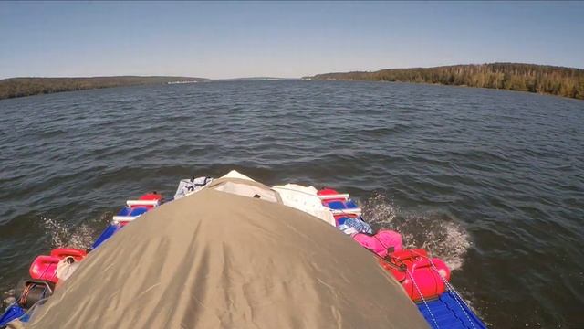 Сплав на моторном катамаране по устьям рек Чусовая, Сылва. смотреть онлайн