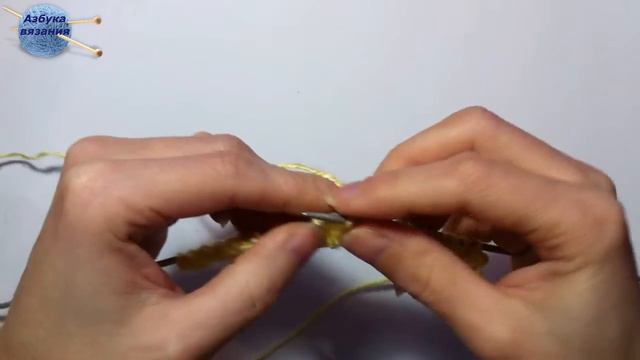 Ажурный узор спицами. Видео урок вязание на спицах. Openwork pattern. Video tutorial knitting