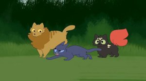 Только огонь спасёт племя! Озвучка на русском | Прикол  коты-воители.