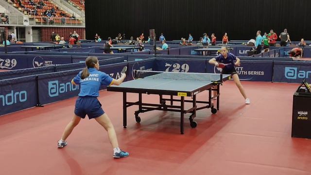 Polina Kryvosheya Linz 2024 лучшее... #tabletennis #настольныйтеннис #настільнийтеніс #tischtennis