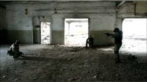 Страйкбол "Пистолетный бой в слепую"