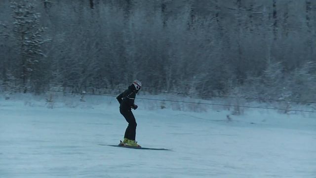 Alpin ski Упражнение. Садимся на "каблук". смотреть онлайн