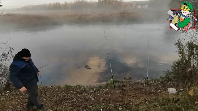 Река Свислочь, Минск, Стайки, рыбалка 13.10.2022г. №2 смотреть онлайн
