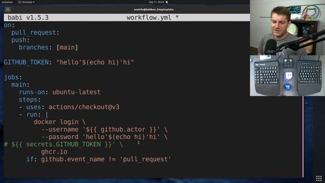 avoiding shell injection in github actions (intermediate) anthony explains #479 смотреть онлайн