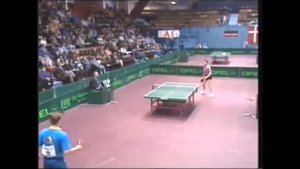 Классика тенниса Jan Ove Waldner супер очки matches super table tennis настольный теннис