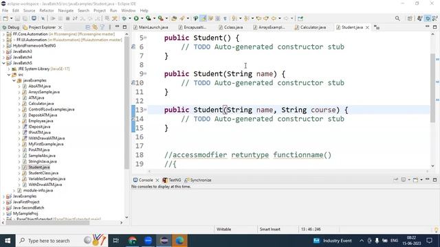 Constructors in Java | Types of constructors | How to call constructor