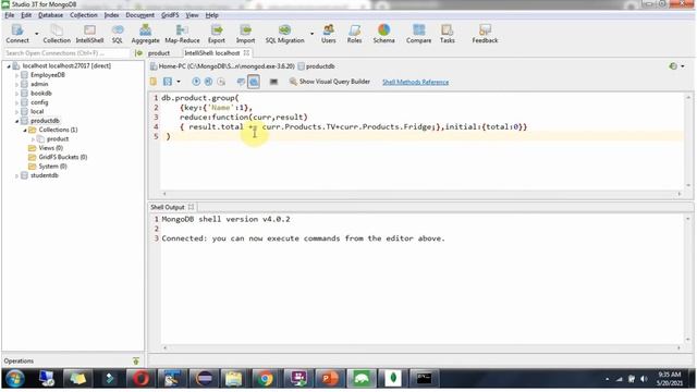 How to use Group by using reduce function in MongoDB? | MongoDB Tutorial for Beginners