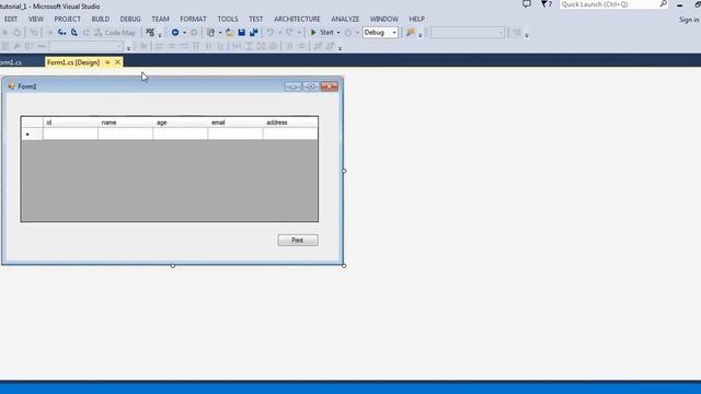 C# dataGridView print without crystal report using DGVPrinter easy way смотреть онлайн