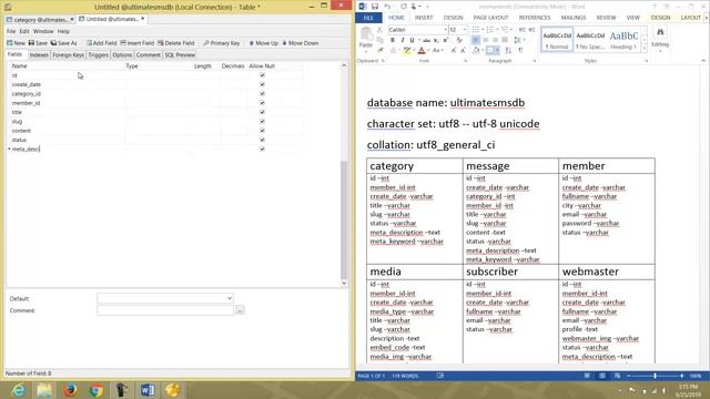 Web-development Episode 1 | Creating Database Navicat | Basic - PHP