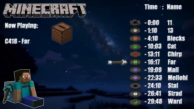 Minecraft - All Music Disc Songs By C418 смотреть онлайн