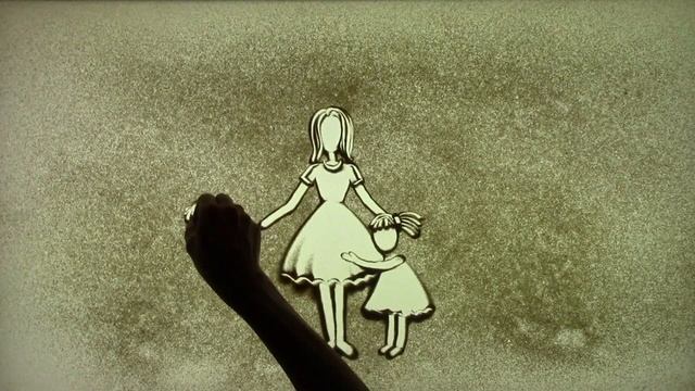 Открытка ко Дню Мамы. Фигуры. смотреть онлайн