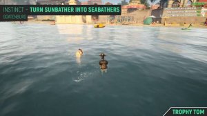 Goat Simulator 3 - Instinct - Turn Sunbathers into Seabathers - Goatenburg
