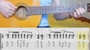 Metallica - nothing else matters.Notes.Tabs. Chords. Guitar lesson.