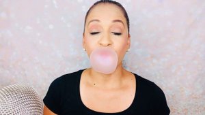 ASMR Big League Chew Bubblegum Bubbles and Sounds