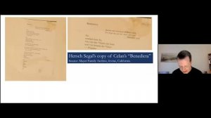 German and Yiddish Conversations in the Archive: Itsik Manger and Paul Celan Matthew Johnson