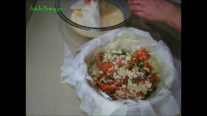 Рецепт- Рыбный пирог из теста Фило