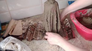 Вязаные горшки и ваза