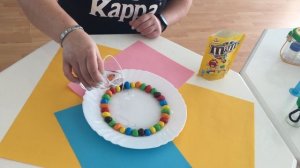 Опыт для дошкольников "Радуга в тарелке"