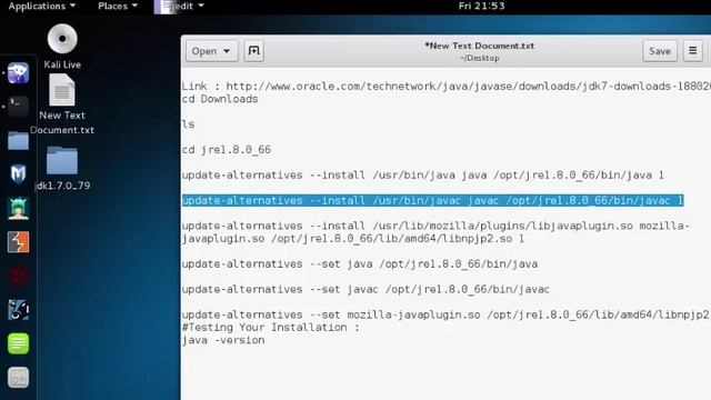 تنصيب java الدرس4 من احتراف الكالي لينوكس смотреть онлайн