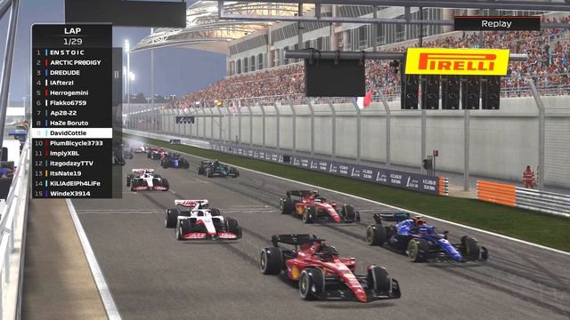 4K60 S+ Bahrain Multiplayer Mercedes 50% F1 22 смотреть онлайн