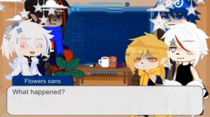 ♪•Sans A'us react to ink sans •♪ part 3!// Warning! Cringe,drama and Lazy!!// Read description!!!