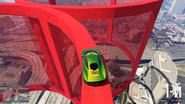 Хотел Научиться Делать Глайд Но Что То Пошло Не Так В GTA Online смотреть онлайн