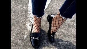 Колготки в сетку.Как и с чем носить?