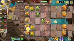 Прохожу 19-й уровень Pirate Seas. Как собрать 1750 подсолнухов в Plants vs Zombies?