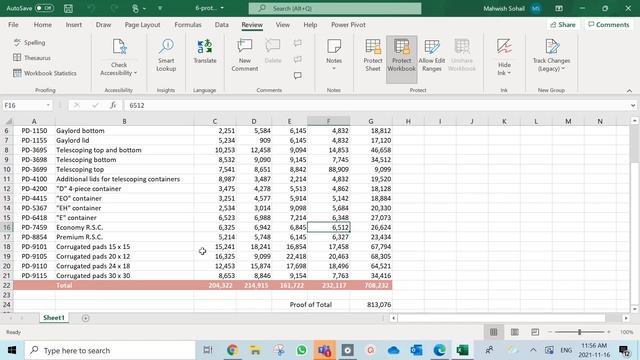 Excel Level-II | Chapter 6  | Protect Workbook Structure