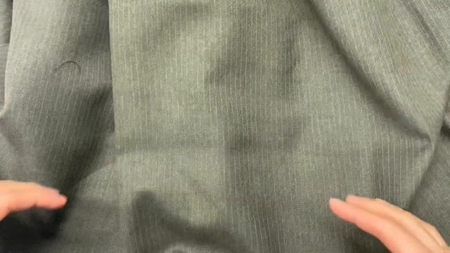 Dormeuil Зеленая костюмная ткань в полосочку (100% Шерсть). смотреть онлайн