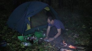 Поход с ночевкой в осенний лес.