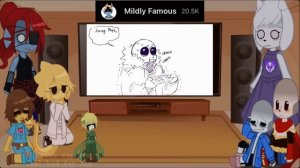 - Undertale Reacts to Anxiety Sans - Angst? - Thing 1 -
