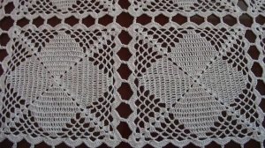 СКАТЕРТЬ ВЯЗАНАЯ КРЮЧКОМ ИЗ МОТИВОВ