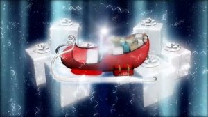 Детский футаж. Подарки.Сани.Новый год.