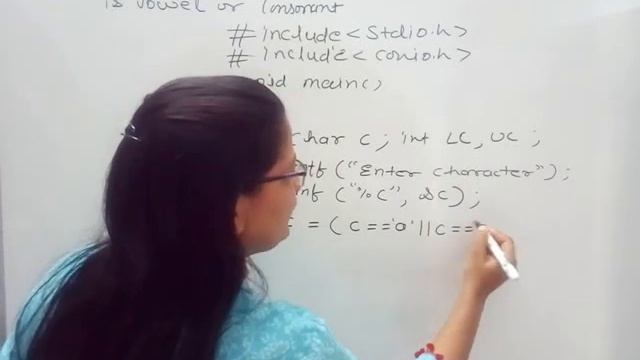 C Program to check whether character is  Vowel or Consonant  Lec-15|C Programming Tutorial in Hindi